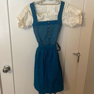Girls German Authentic Dirndl Vintage Zechner